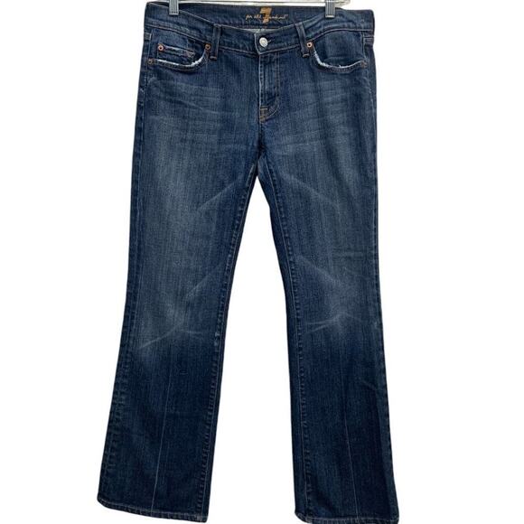 7 For All Man Kind Dark Wash Jeans SZ 30 CUT: 702011 - Picture 1 of 6
